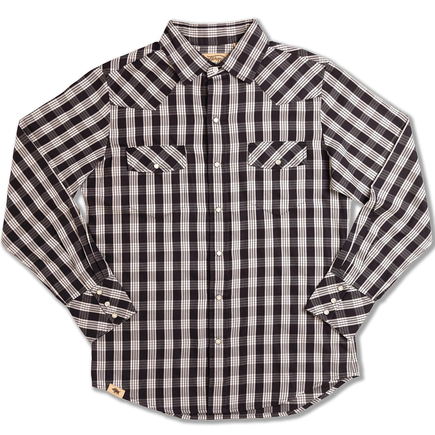 Black Palaka Western Shirt