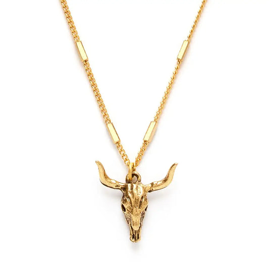 Longhorn Skull Necklace