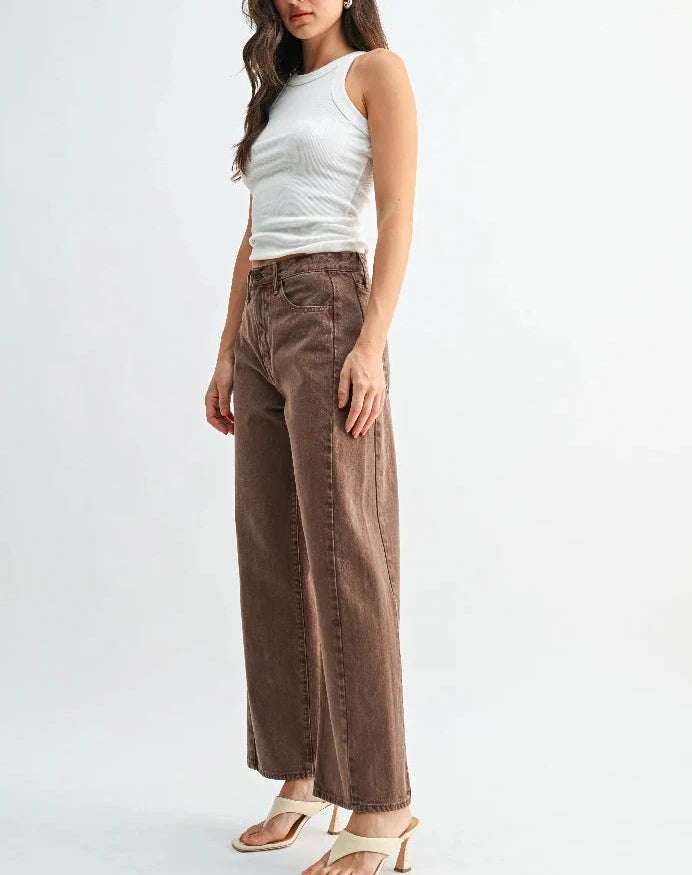 Barrel Jeans - Vintage Brown