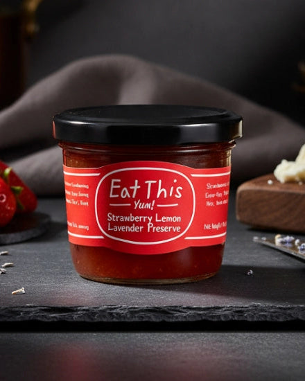 Strawberry Lemon Lavender Preserve