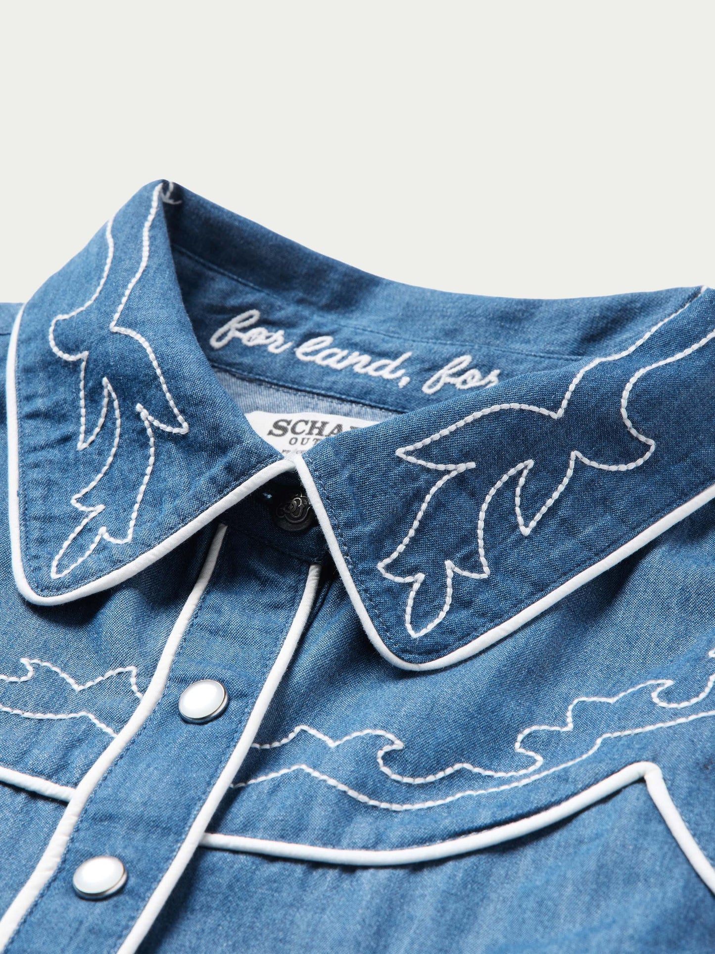 Dale Embroidered Pearl Snap Shirt