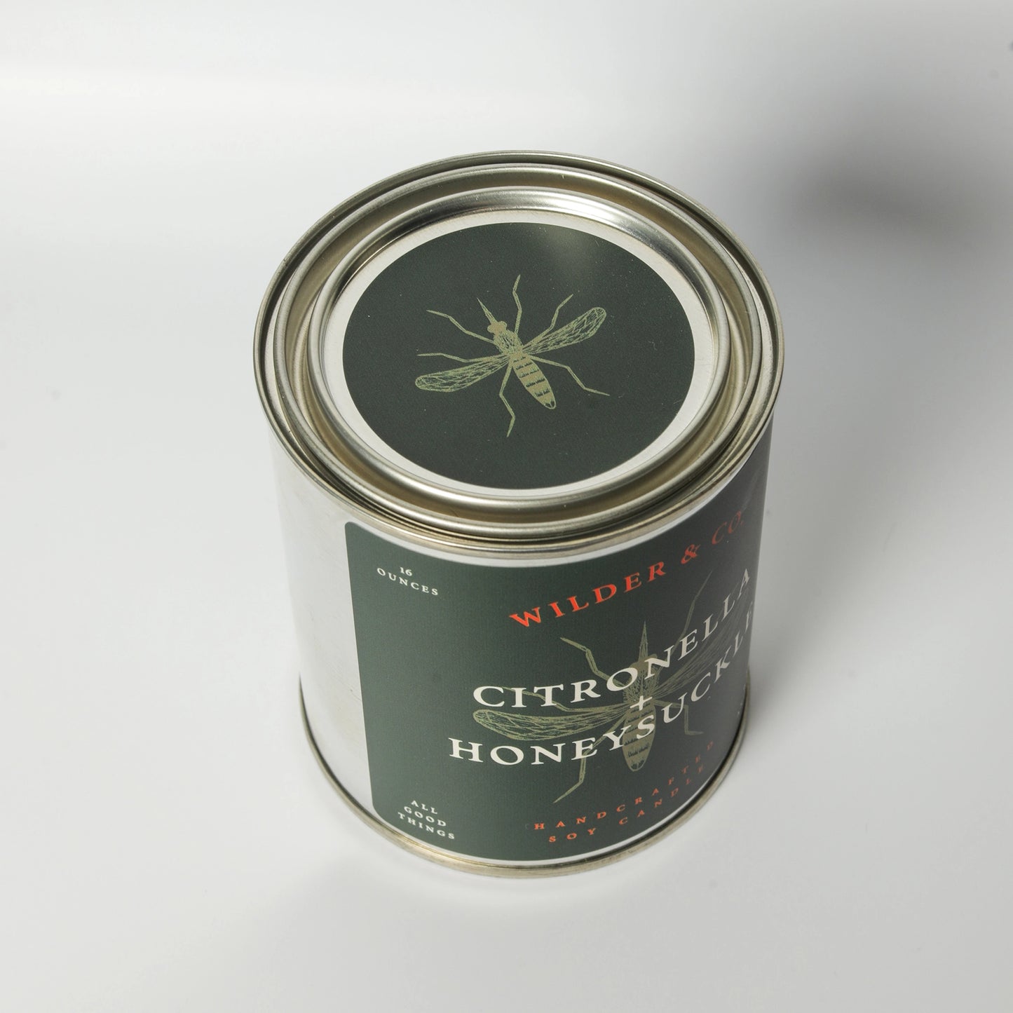 Citronella + Honeysuckle Outdoor Patio Candle