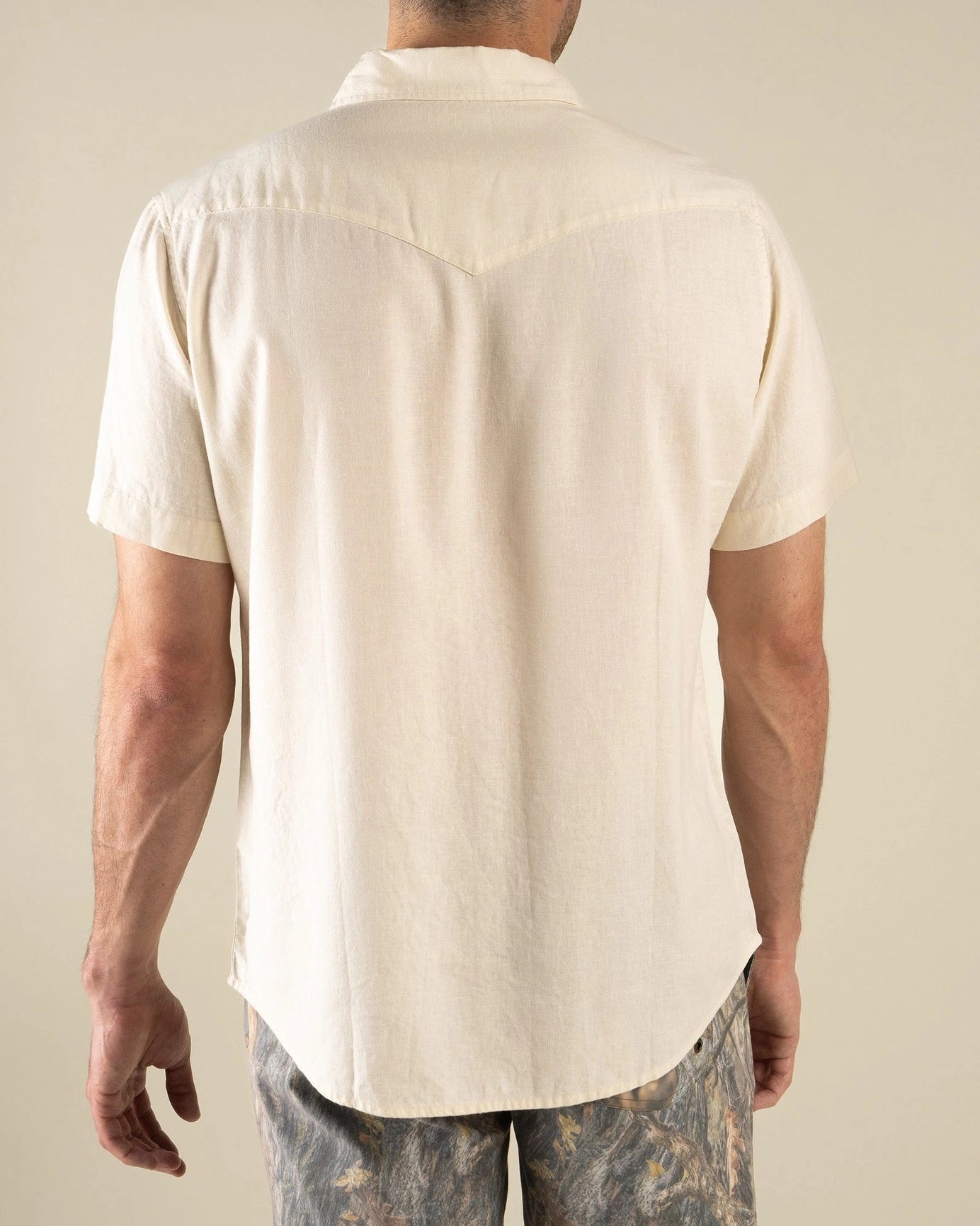 The Wyatt Pearl Snap - Bone