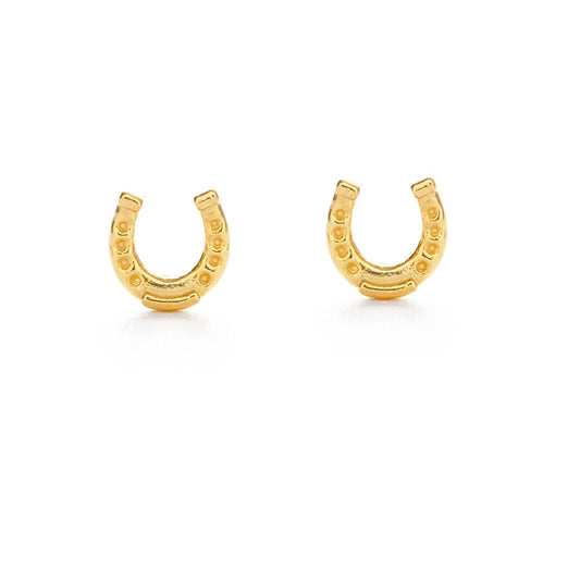 Tiny Horseshoe Studs