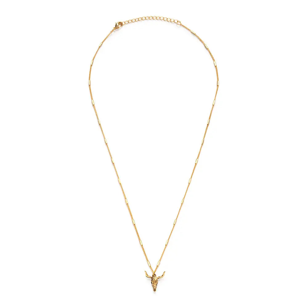 Longhorn Skull Necklace