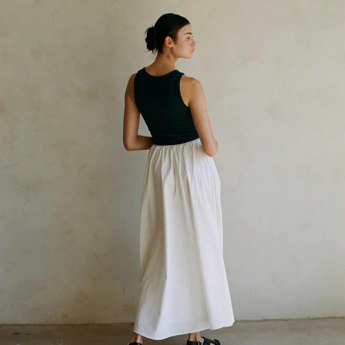 Ribbed Cotton Tank Top