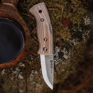 Helle Berget Folding Knife - Canvas
