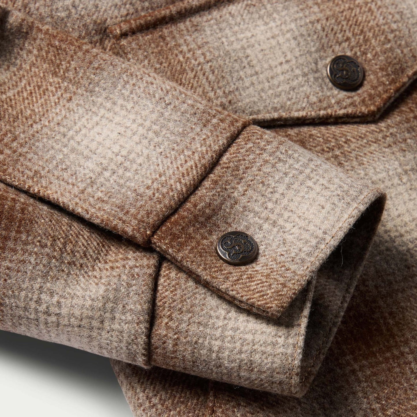 Wool Coat With Shearling Collar