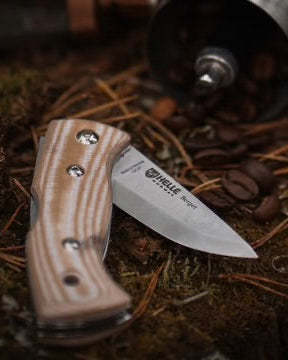 Helle Berget Folding Knife - Canvas