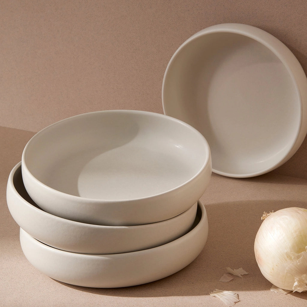 Stoneware Pasta Plate - Set of 4