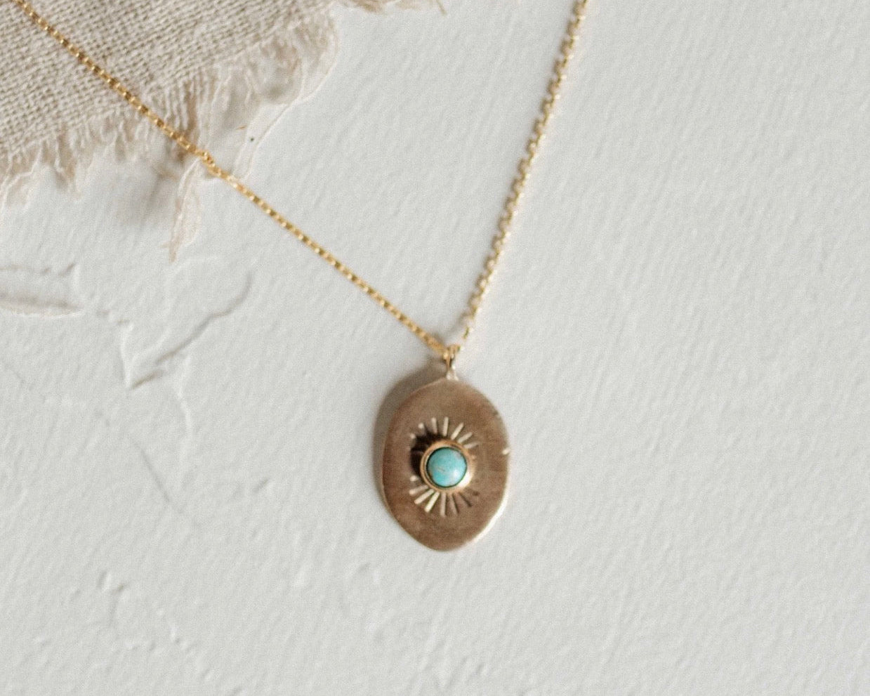 Rae Necklace Turquoise