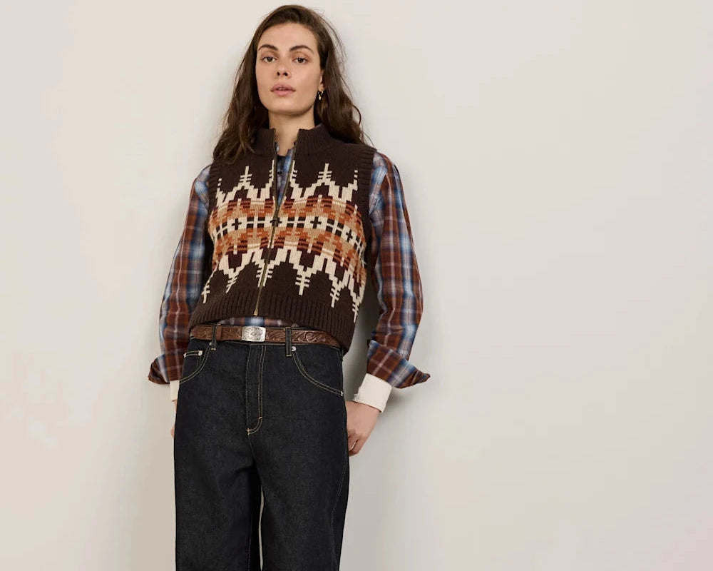 Shetland Graphic Vest