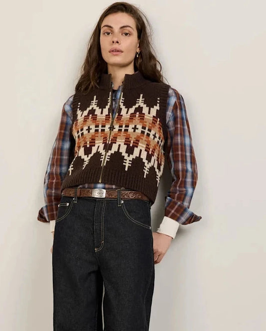 Shetland Graphic Vest
