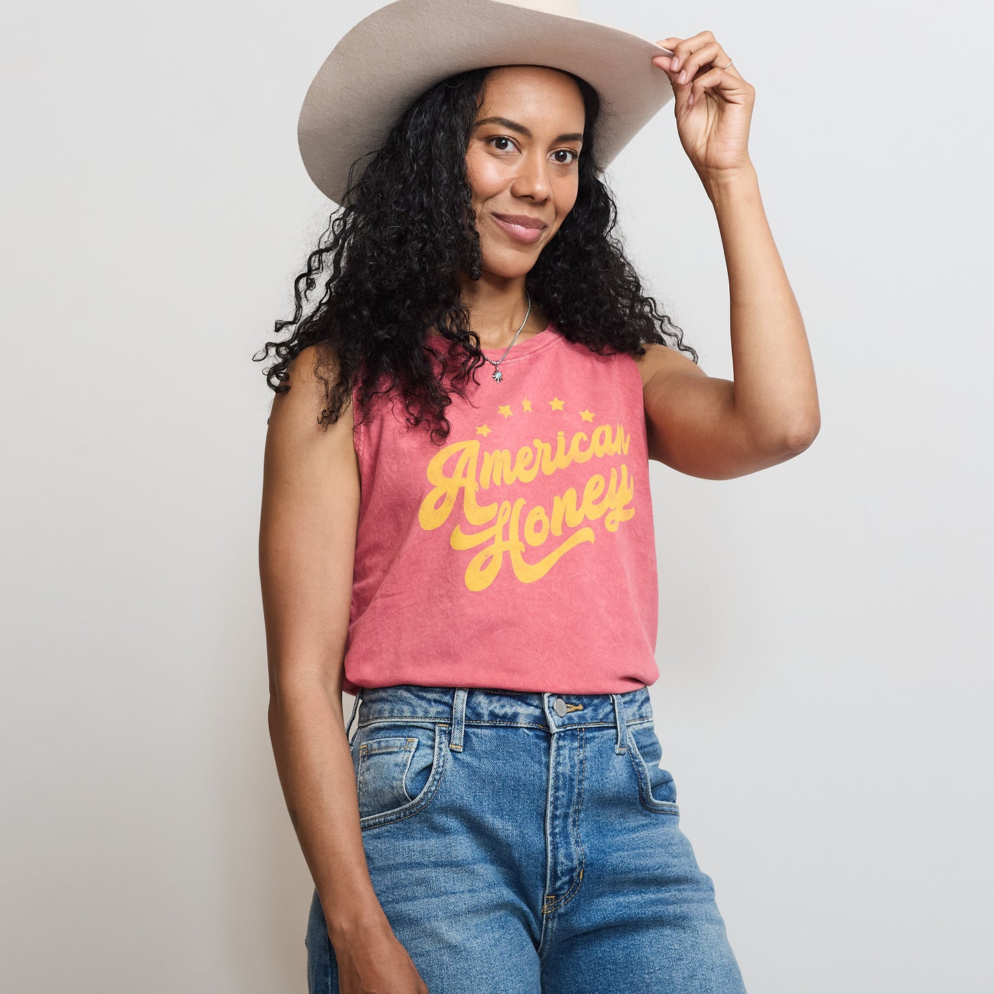 American Honey Mineral Graphic Tank Top