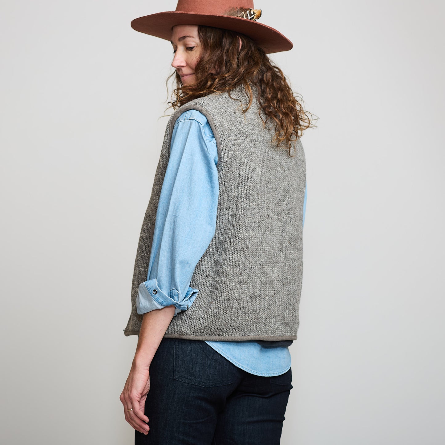 Classic Knit Bodywarmer - Grey
