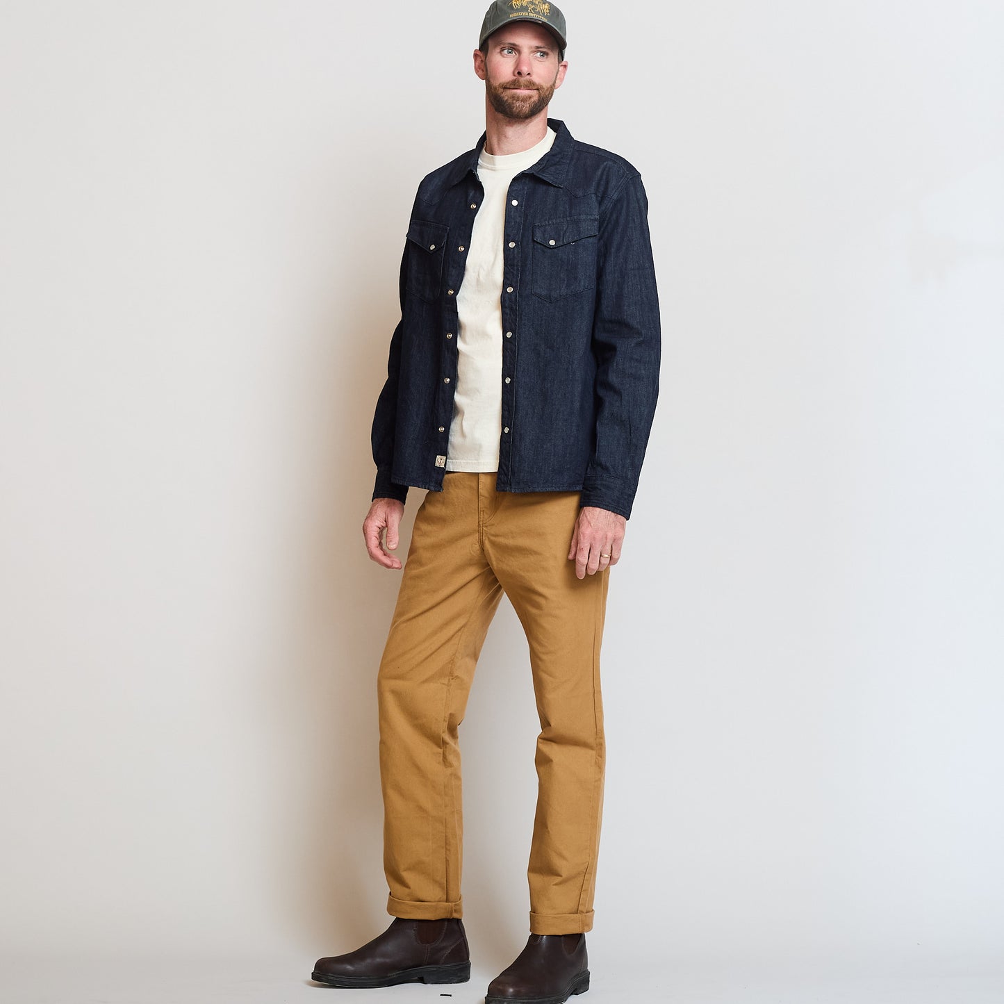 Fenceline Canvas Ranch Hand Jeans - Saddle