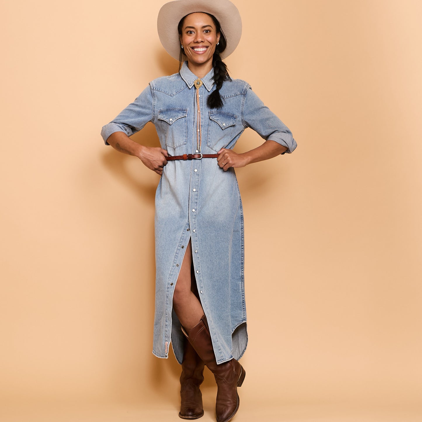 The Annie Women's Denim Dress