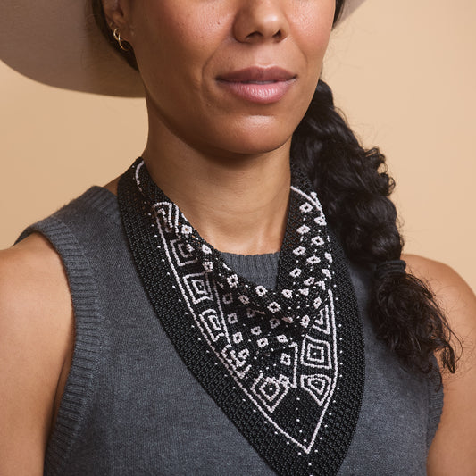 Handmade Beaded Bandana