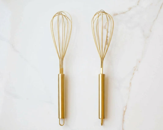 Auric Gold Stainless Steel Whisk