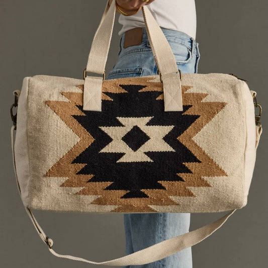 Graphic Woven Duffel