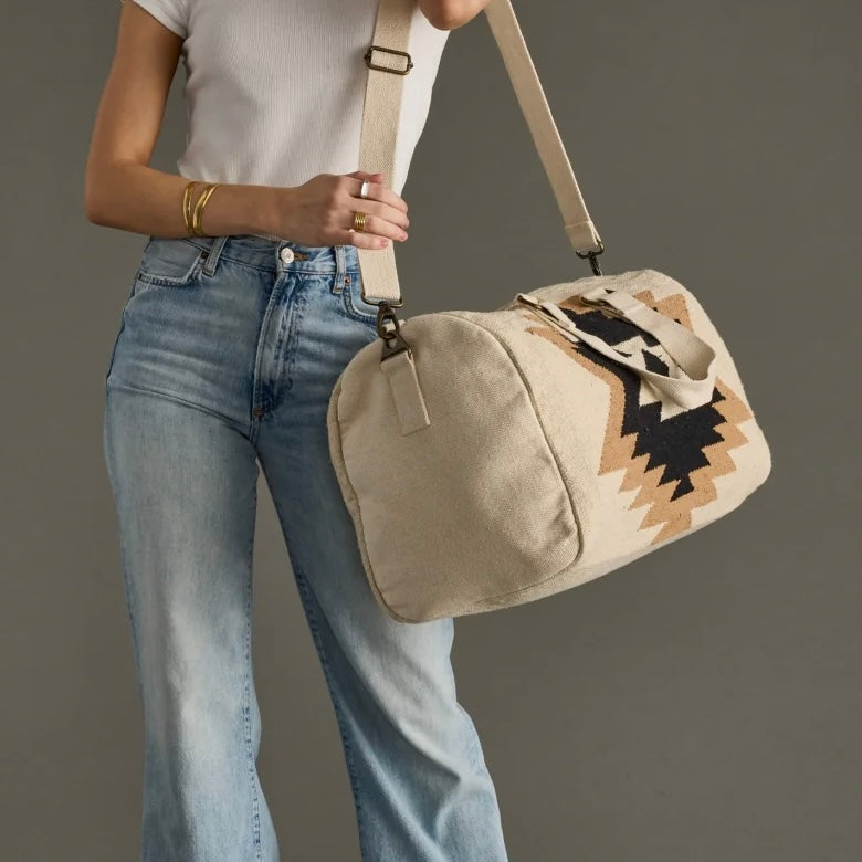 Graphic Woven Duffel