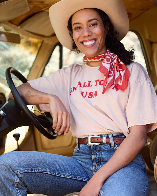 Small Town USA Crop Tee