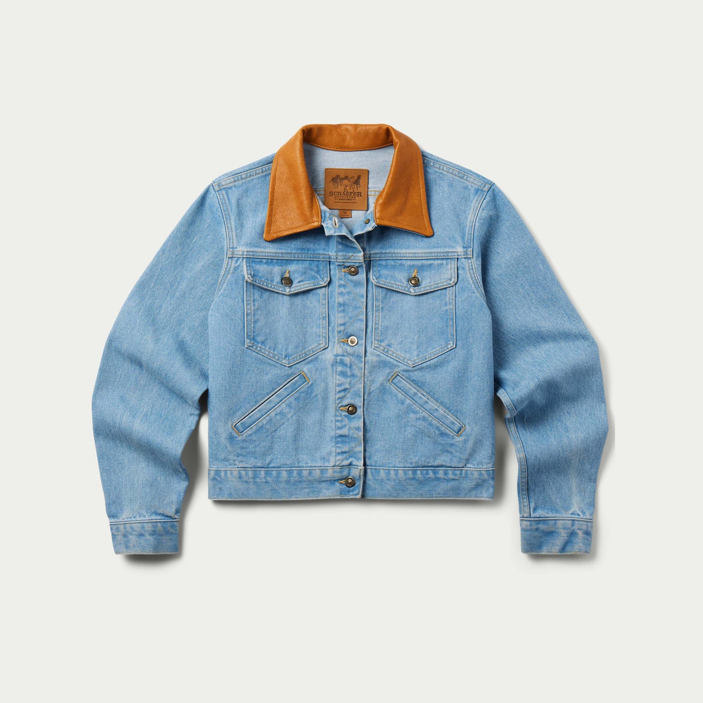 Women’s Unlined Denim Jacket - Light Wash