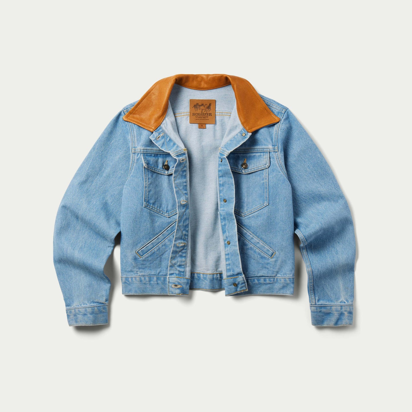 Women’s Unlined Denim Jacket - Light Wash