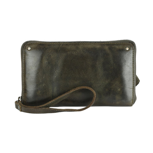 Sierra Handcrafted Leather Wallet Wristlet