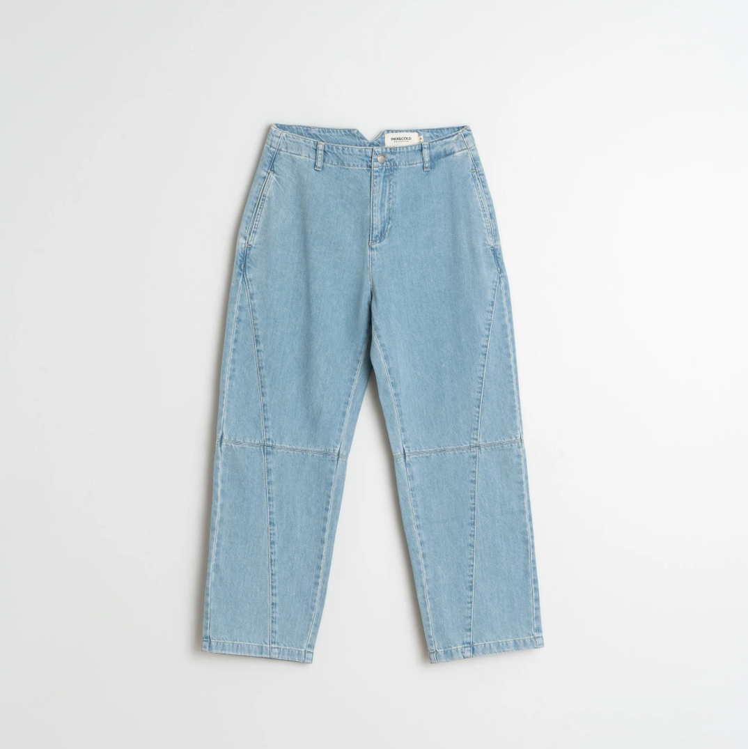 Denim Carrot Pants - Super Stone
