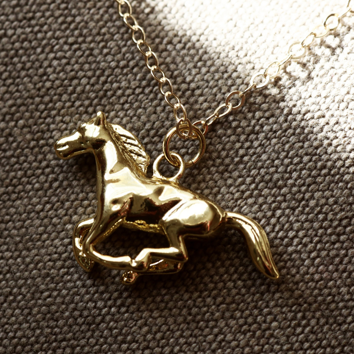 Galloping Horse Necklace