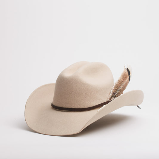 Karina Wool Cowboy Hat - Creme