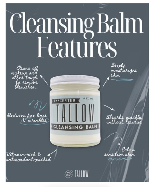 Grass-Fed Cleansing Tallow Balm