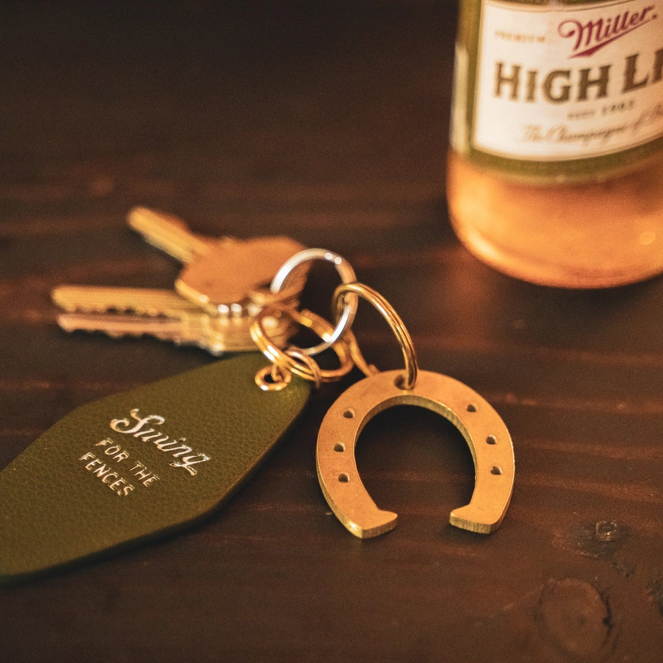 Lucky Horseshoe Bottle-Opener Keychain