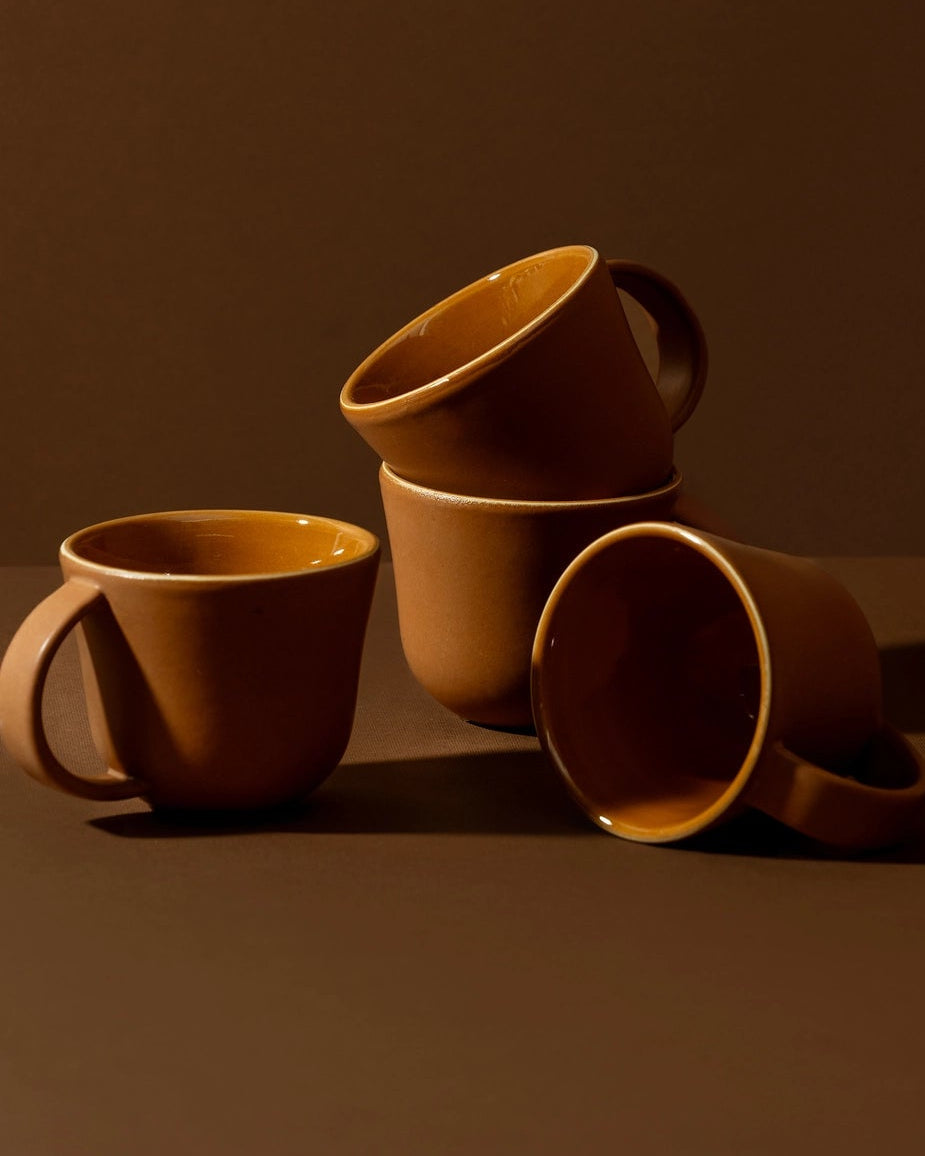 Stoneware Coffee Mug 6.7oz - Terracotta