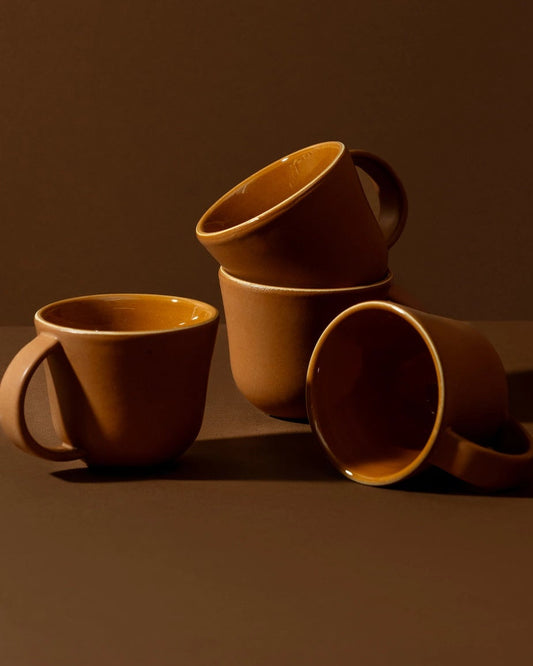 Stoneware Coffee Mug 6.7oz - Terracotta