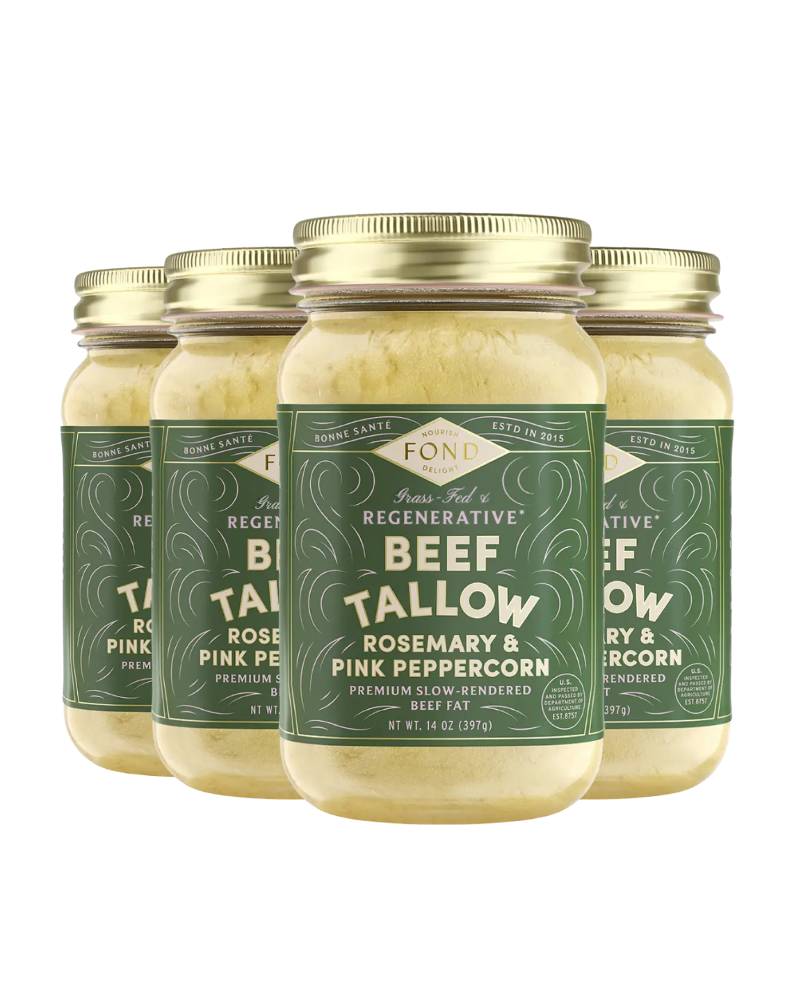 Regenerative Beef Tallow - Rosemary & Pink Peppercorn