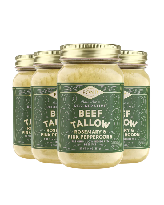 Regenerative Beef Tallow - Rosemary & Pink Peppercorn