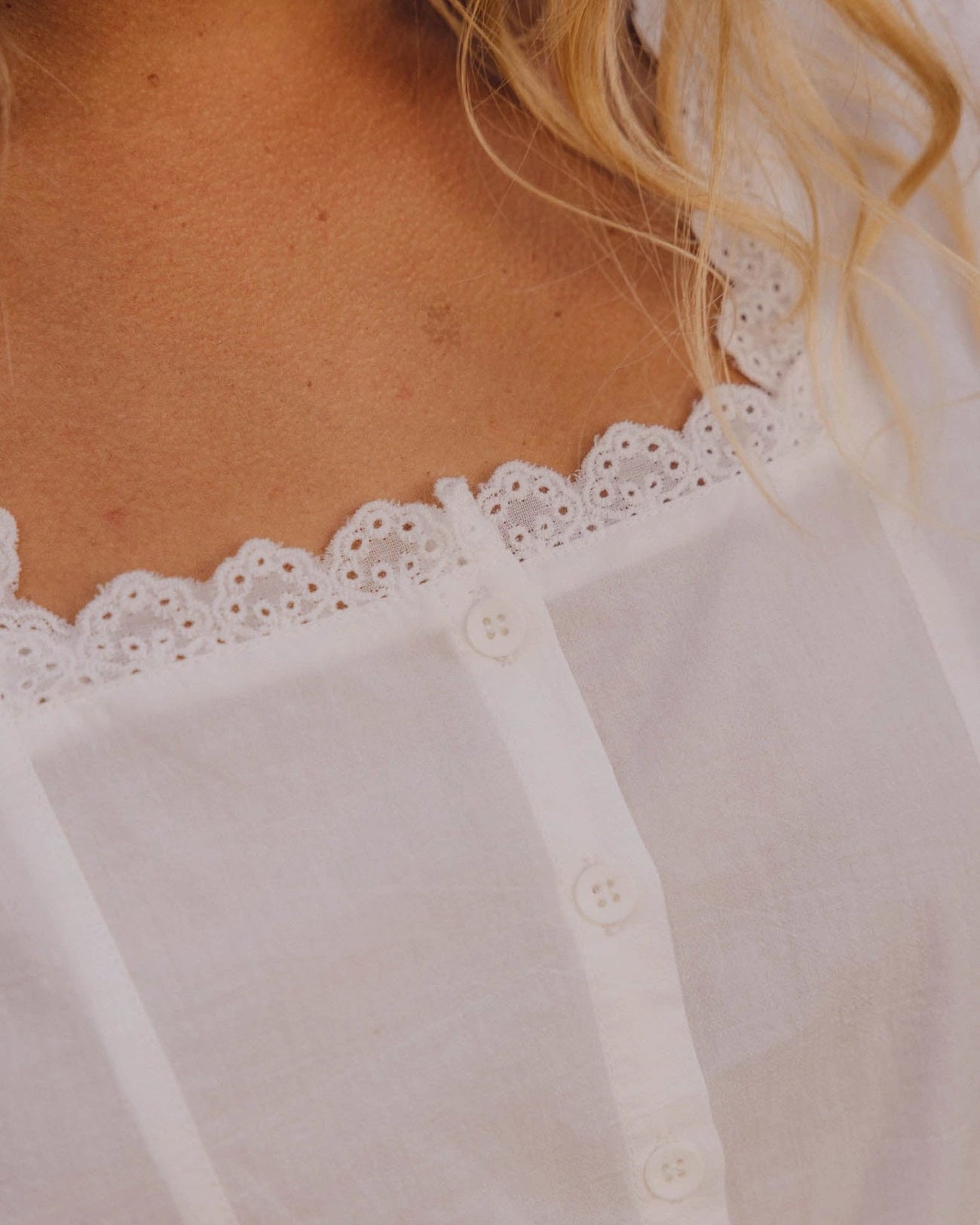 Helena Eyelet Top