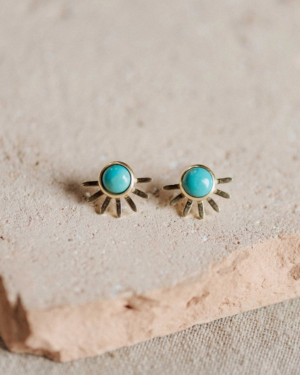 Sol Studs Turquoise