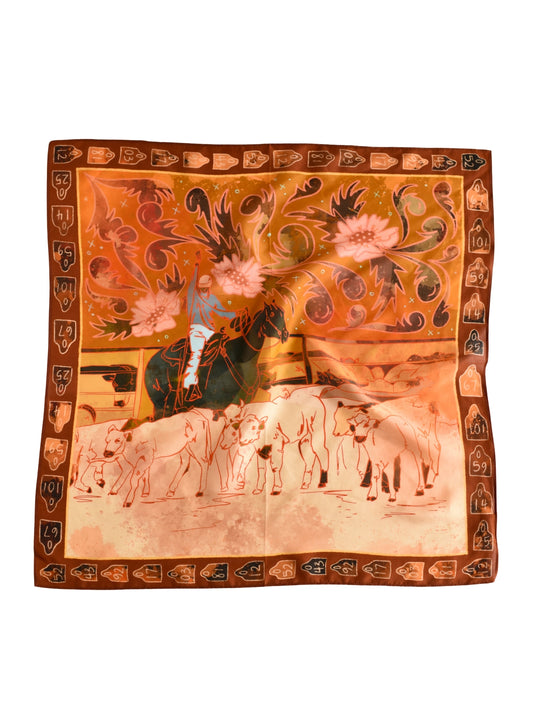 Roundup Silk Wildrag Scarf