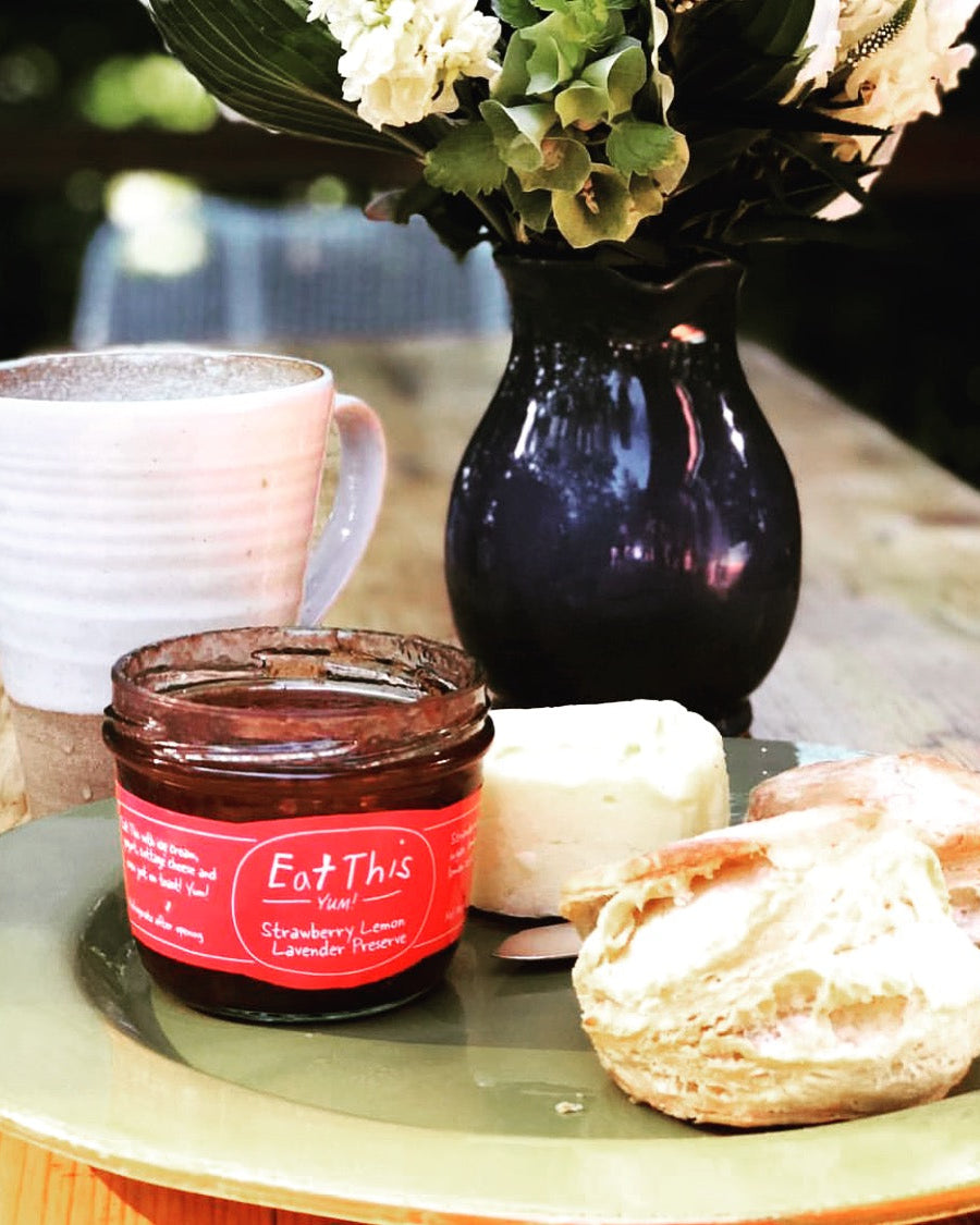 Strawberry Lemon Lavender Preserve