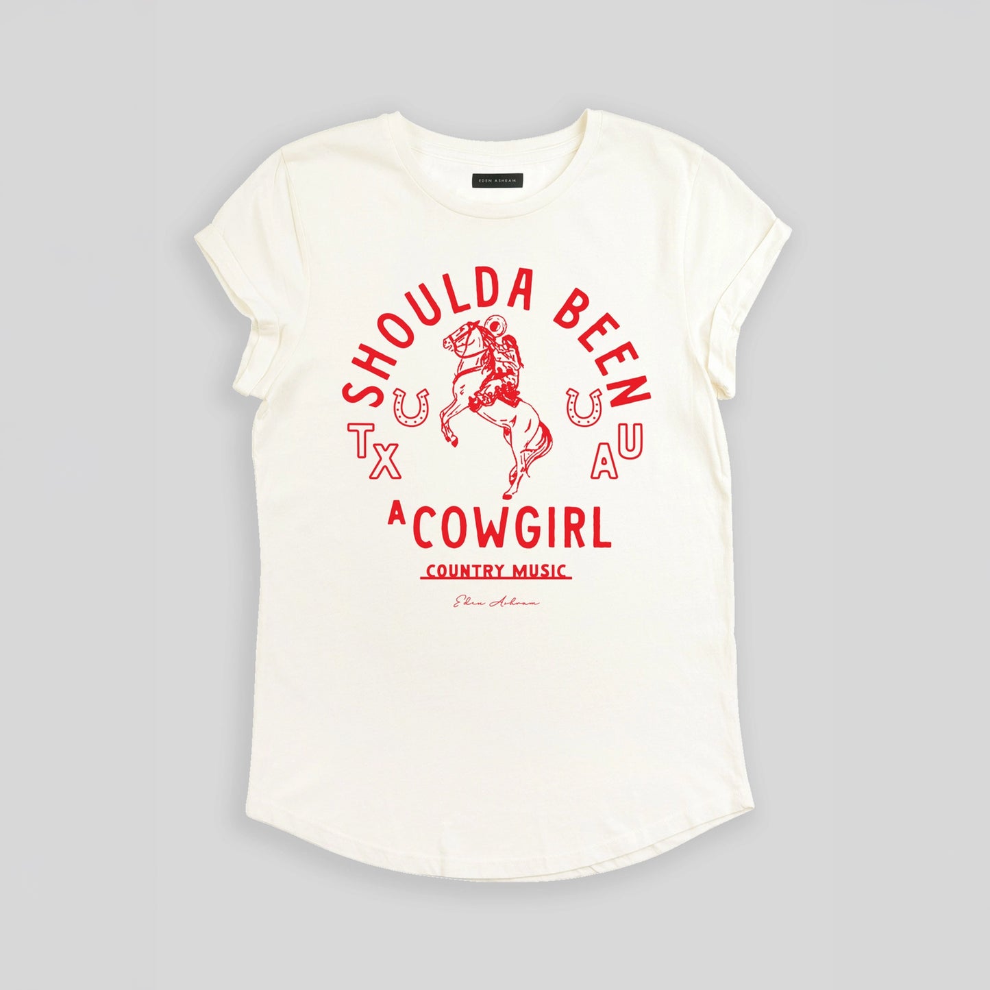 Shoulda Been a Cowgirl - White