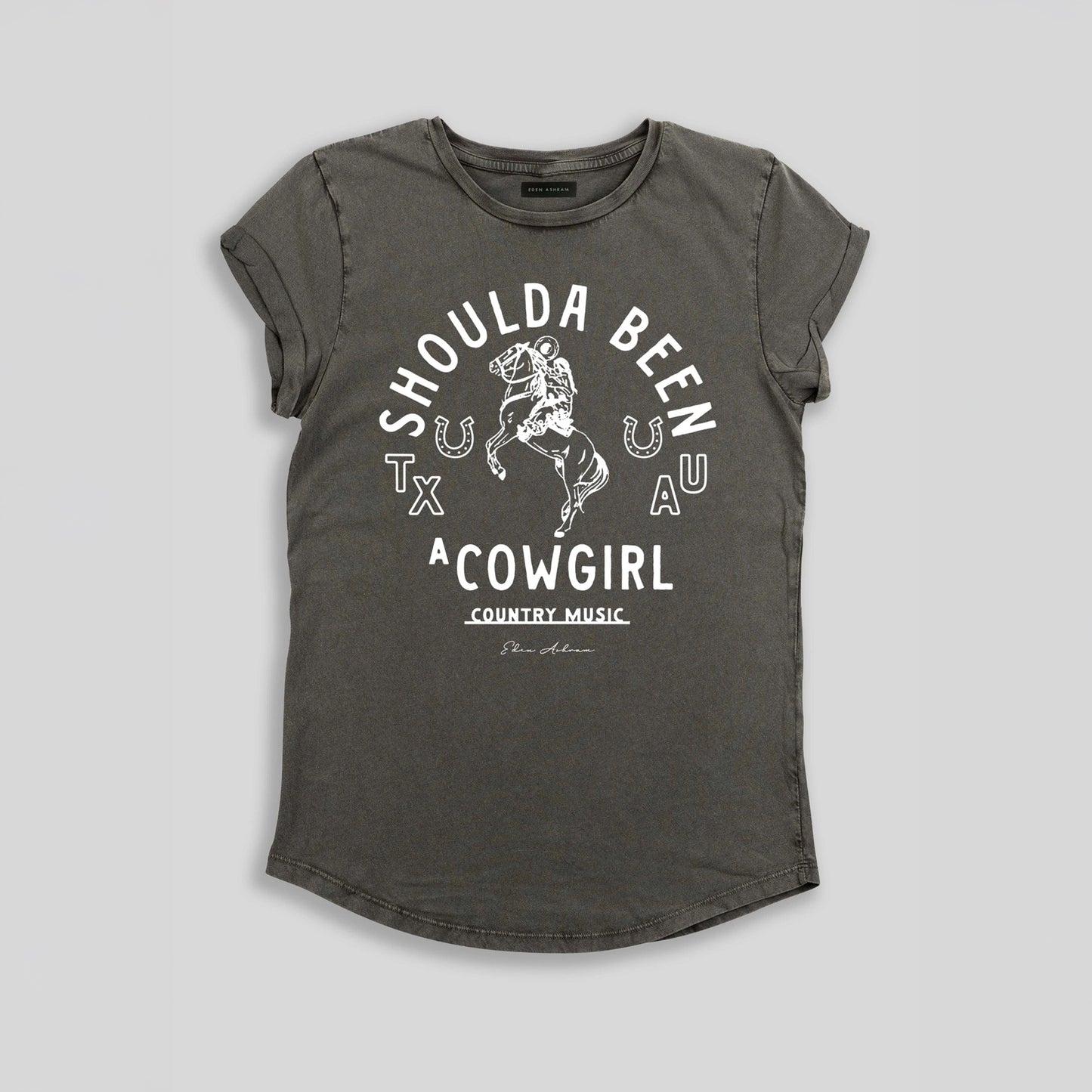 Shoulda Been a Cowgirl - Stonewash Grey