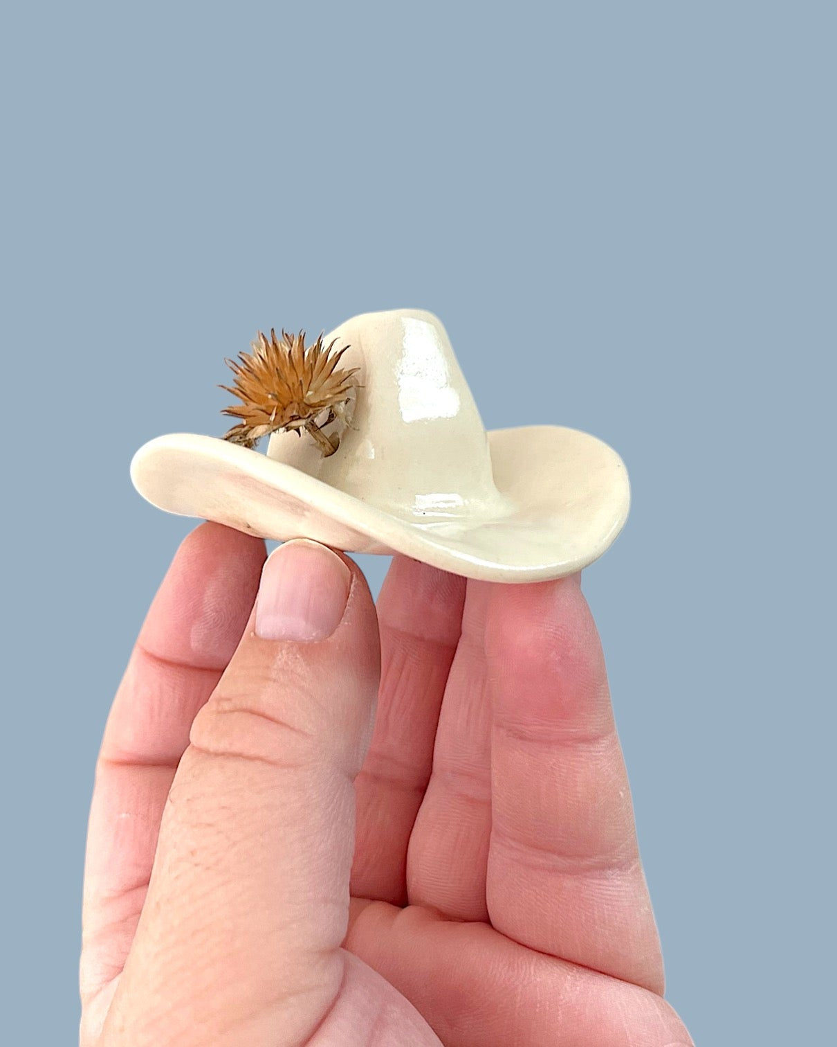 Ceramic Cowboy Hat