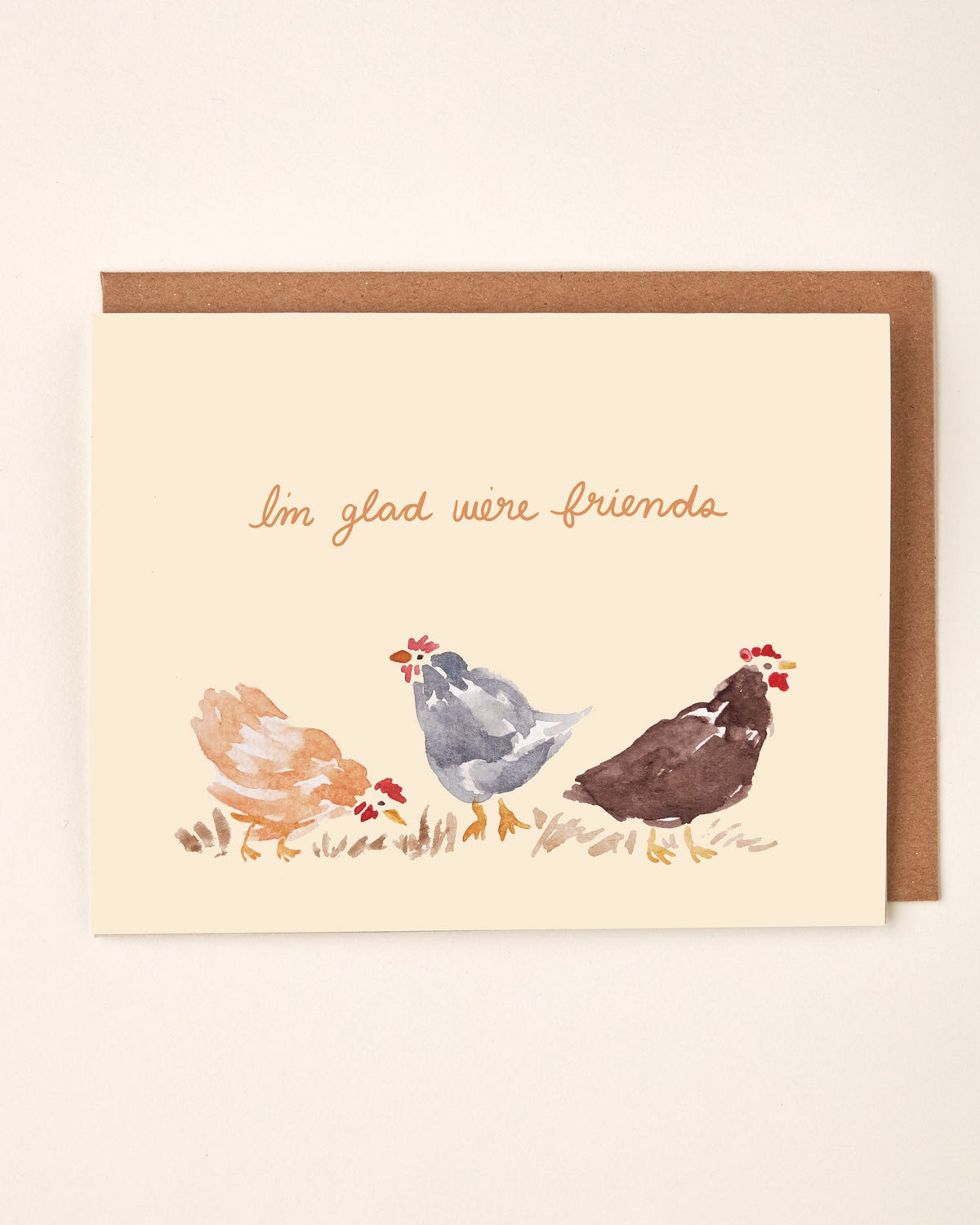 Chicken Friends Greeting Card