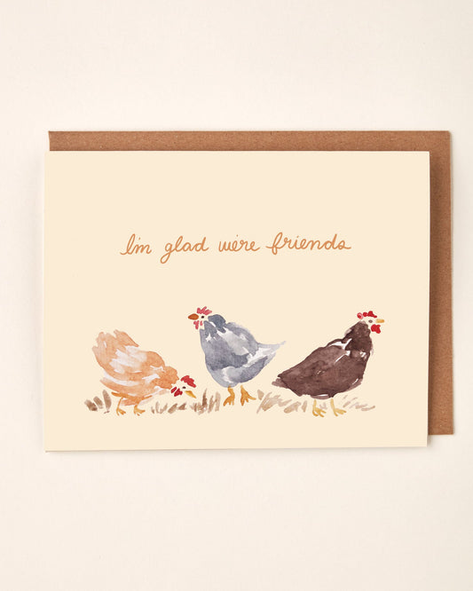 Chicken Friends Greeting Card
