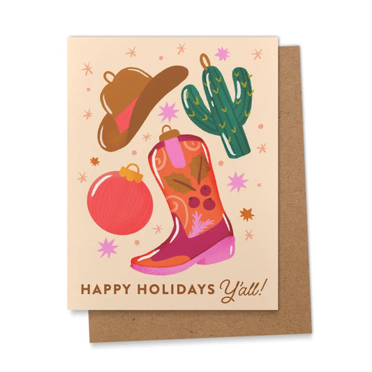 Greeting Card- Happy Holidays Y'all