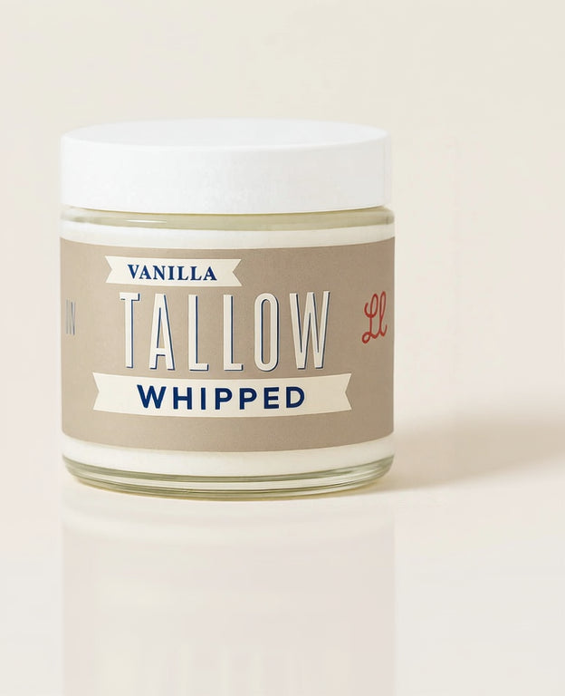 Vanilla Whipped Grass Fed Tallow Moisturizer - Large