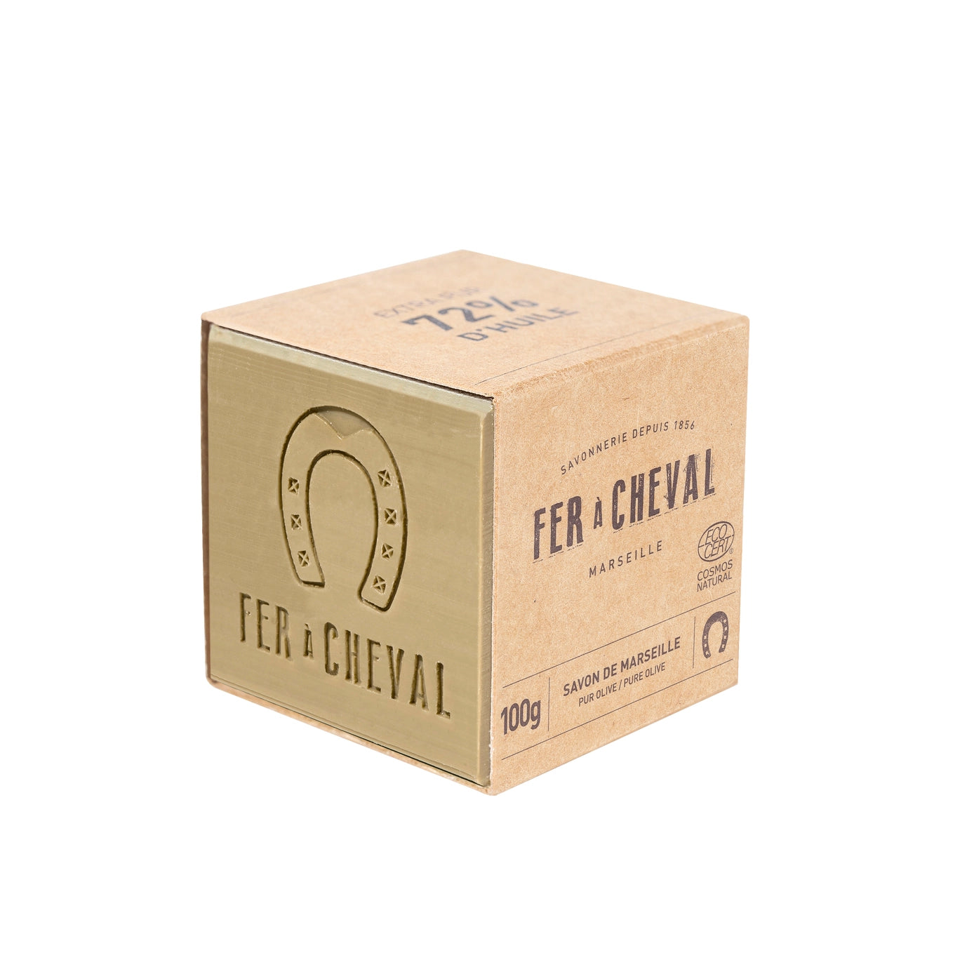 Pure Olive Oil Marseille Soap Cube 100g